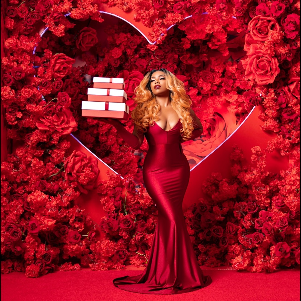 Red Mermaid Gown